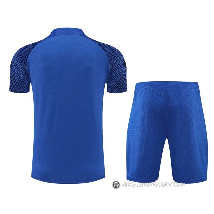 Chandal del Paris Saint-Germain Manga Corta 2022-23 Azul - Pantalon Corto